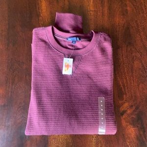 Gap men’s long sleeve waffle tee shirt